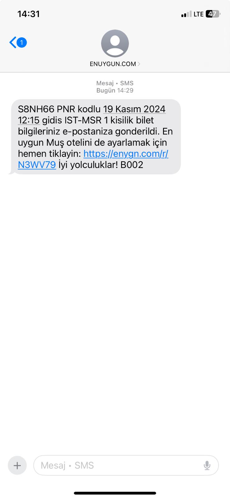 65 yaşında bir yolcu mağduriyeti